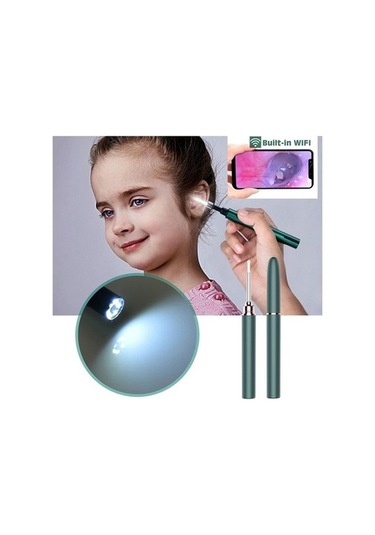 Flybuy Kablosuz Kulak Endoskop - Doktor Kontrolü İçin, Wifi Hd, Usb Şarjlı