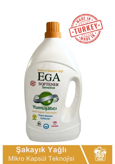 Ega Kimya Aktif Kapsül Teknolojili Şakayık Çamaşır Yumuşatıcısı 4100 ML