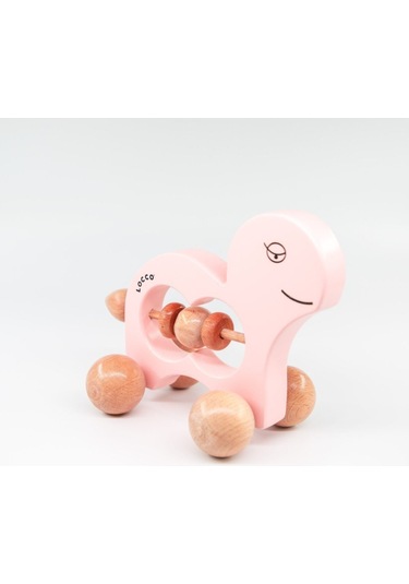 Ahşap Kaplumbağa Pembe