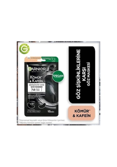 Garnier Göz Şişkinliklerine Karşı Kömür Ve Kafein Göz Maskesi X PKT.GARNIER.014