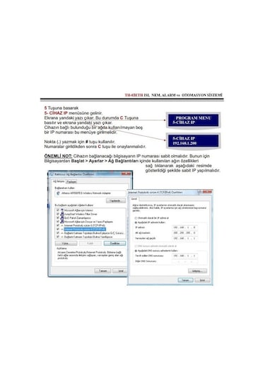 Electrosec TH-03 ETH Web Tabanlı 3 Kanal Isı Nem Alarm Takip
