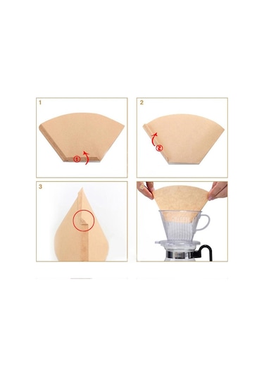 Horecamark 4 Numara Filtre Kahve Kağıdı 2 x 100 'Lü