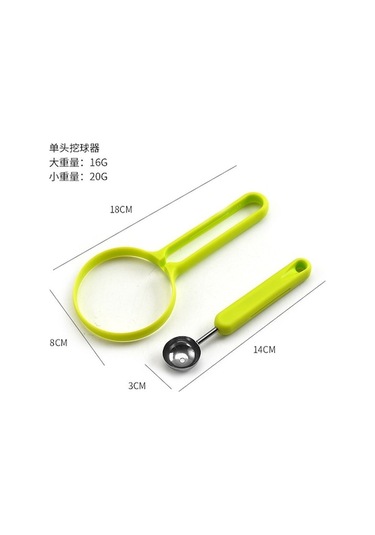 Besthome1 Ev Kullanımı Pratik Paslanmaz Çelik Meyve Kesici Seti: 3'lü, Yeşil Kutu, Mutfak Aleti, Toptan Alım Diğer