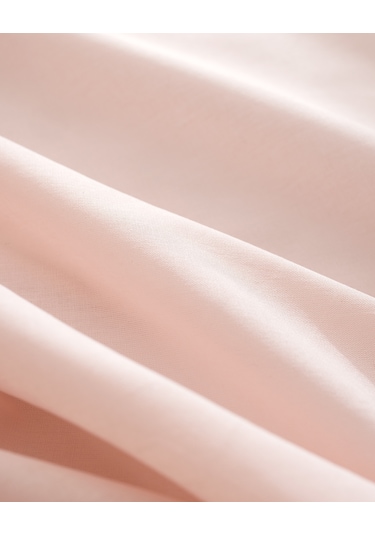 Manon Tek Kişilik Plus %100 Pamuk Ranforce Lastikli Çarşaf - Açık Pudra Çok Renkli