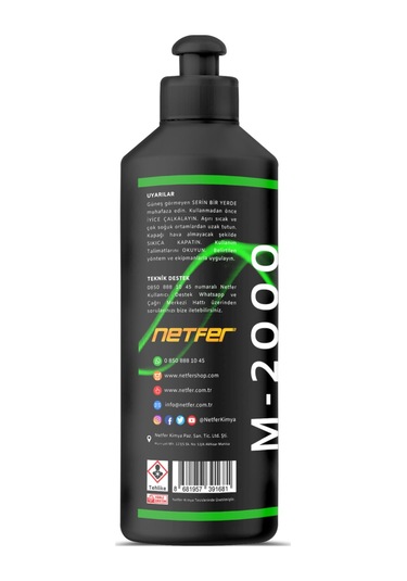 Netfer M-2000 Marin Çizik Giderici Tekne Pastası 500 ML
