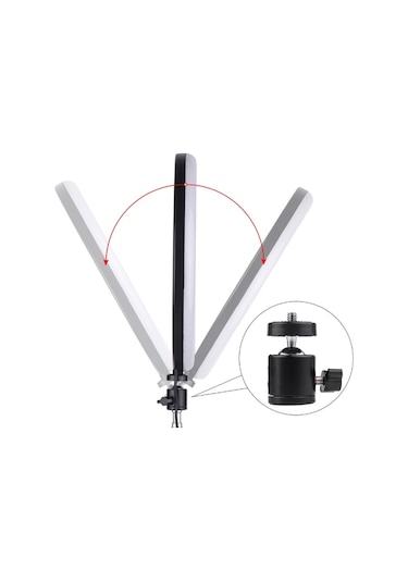 Soft Ring Light Mj33 13" 33cm Rgb Led Halka Işık Tripodlu Selfie Işığı