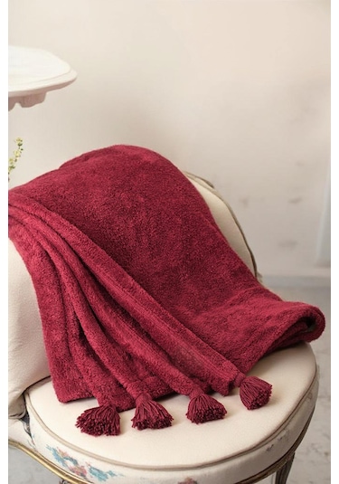 Puffy Wellsoft Battaniye - Bordo