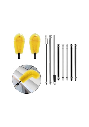 Suntek Oluk Temizleme Fırçası Kolay 2,85m-8-bölüm-çubuklar