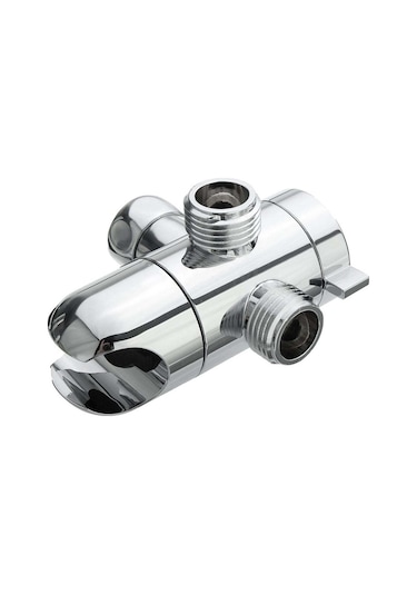 Monyee G1/2 Bağlantılı 3 Yönlü Duş Akış Kontrol Valfi, Abs Malzeme, Pimli Chrome, El Ve Sabit Duş Başları Arasında Geçiş, Banyo Tesisatı Yer Değiştirme Parçası Diğer