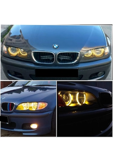 BMW E46 Facelift Angel Eye Halka Sarı Pamuk Led