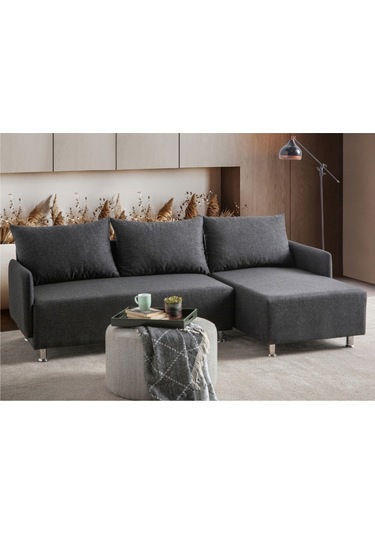 Mondy Köşe Koltuk Takımı Antrasit Antrasit