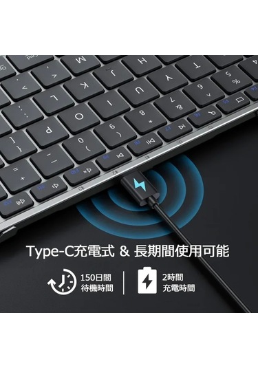 Protoarc Katlanabilir Bluetooth Klavye Black Gray