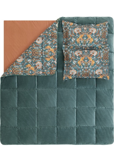 Yataş Bedding Madie Çift Kişilik Triola Set Zümrüt Yeşili Yeşil