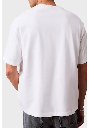 Calvin Klein Erkek T Shirt Lv04rf819g Yaf Beyaz Beyaz Calvin Klein Erkek T Shirt Lv04rf819g Yaf Beyaz Beyaz