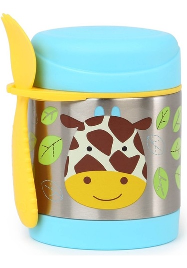 Skip Hop Zoo Paslanmaz Çelik Termos Zürafa Çok Renkli