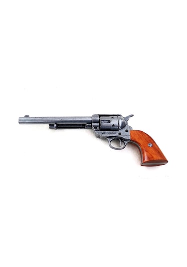 Denix Dekoratif Cal.45 Peacemaker Revolver 7½'' 35 Cm , Amerika 1873