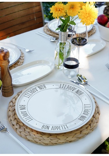 The Mia Daily Tunes Yemek Takımı 6 Kişilik 31 Parça Beyaz