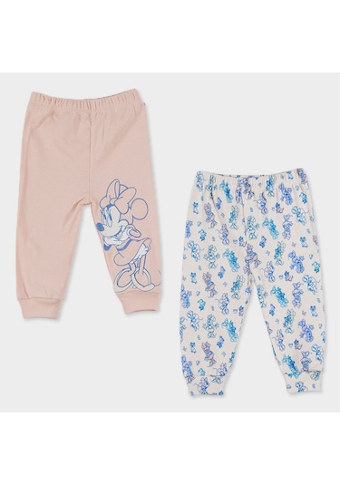 Çimpa Mickey 2'li Bebek Pantolonu 20847 Pembe