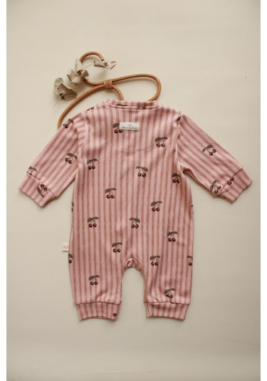 Oh La La Koala Stripe Cherry Serisi Tulum Bej