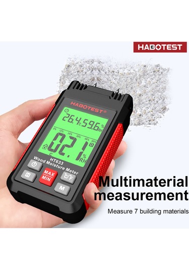 Habotest Ht633 Pin Tipi Ahşap Nem Ölçer