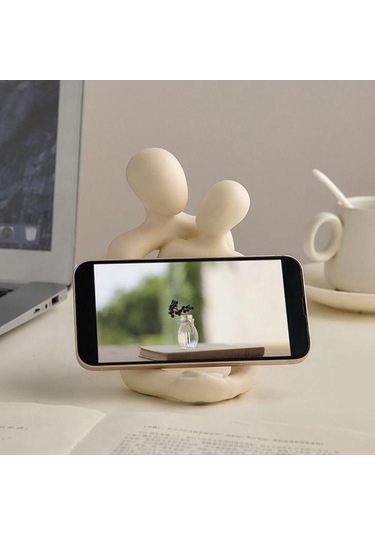 Ev Dekorasyonu İskandinav Tarzı Çift Heykeli Çift Estetik Oda Dekoru Sevgililer Günü