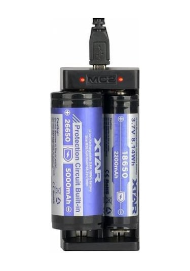 Xtar Mc2 İkili Li-ion Pil Şarj Cihazı Tdrtr