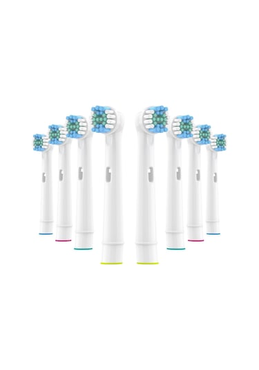 Oral-B Braun ile Uyumlu Yedek Başlık 8 Adet (2 Paket)