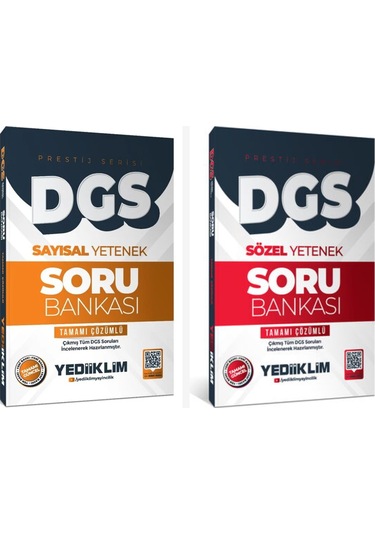 Yediiklim 2026 Dgs Prestij Serisi Sayısal - Sözel Yetenek Tamamı