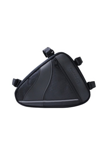 Xbyc 826 Bisiklet Üçgen Çanta Siyah Gri Çok Renkli