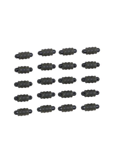 Kangvka 20 Adet Sahte Balık Yemi Bağlayıcıları - Plastik Malzeme, Dayanıklı, Tüm Balık İpi Tipleri İçin Uygun, Kaymamaz, Taşınması Kolay