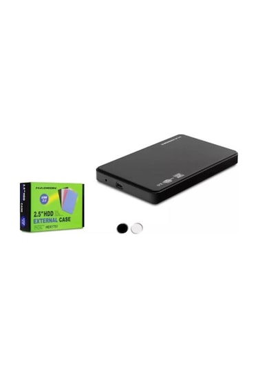 Hadron Hdx1757 Hdd Kutu Usb2.0 Plastik Sata 2.5" Siyah - Beyaz