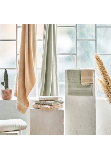 Linens Soft Pamuk 30x45 Cm El Havlusu Ekru