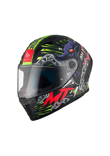 Mt Kask Stinger 2 Akın A3 Mat Kırmızı - Siyah