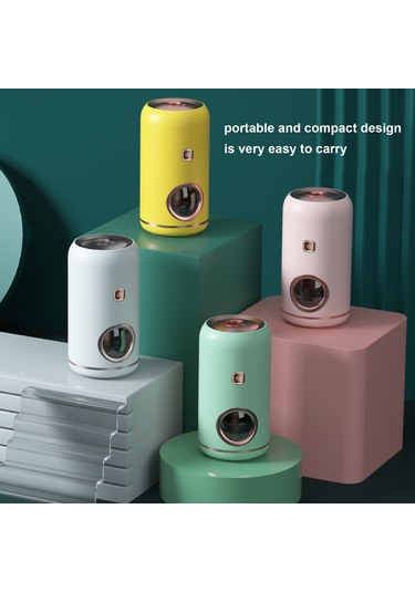 Neevoyu 45ml Usb Portatif Aromaterapi Dağıtıcı, 8 Saat Süreli Sessiz Ev Araç Kullanıma Uygun Aroma Makinesi Yeşil