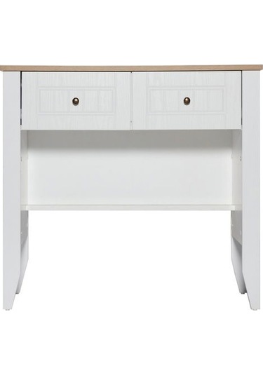 Just Home Mona Dresuar - Beyaz / Sepet - 83x38x90 Cm Beyaz / Sepet Beyaz