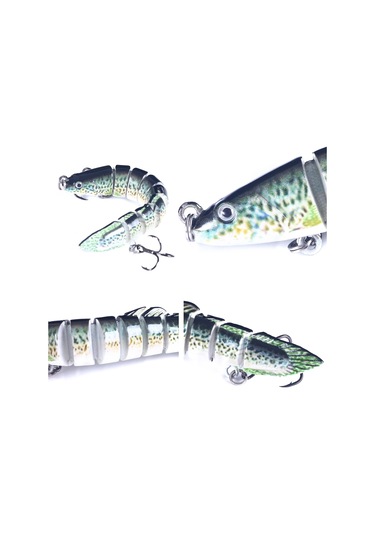 Hengjıa Çok Segmentli Balık Yemi Sahte Balık Yemi Luya Loach Yemi 7 14cm 21.4g