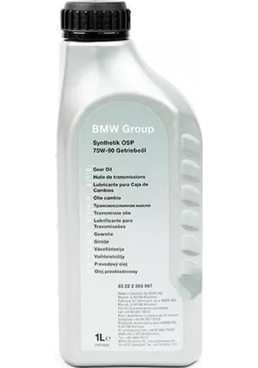 Bmw Genuine Osp 75W-90 Arka Diferansiyel Yağı 1 L