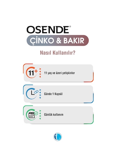 Osende Çinko & Bakır 60 Kapsül