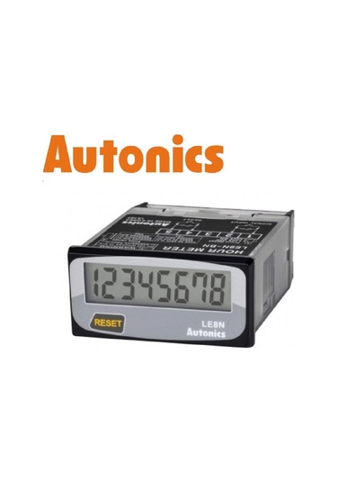 Autonics Le8n-bf ,48x24mm Voltaj Giriş 8-hane Pilli İş Zaman Saat