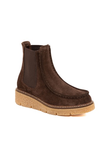 Marrone Bot Kadın 25k11778xs Vergelio Suede Marrone