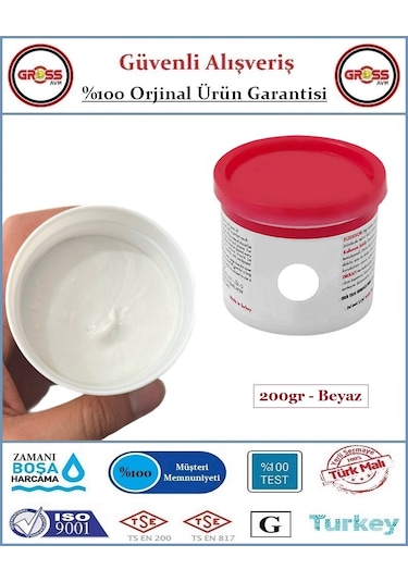 Ahşap Mobilya Tamir Macunu - 200gr - Beyaz
