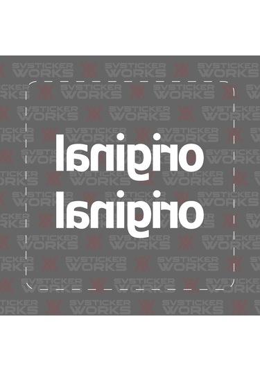 El Hareketi Jdm Sticker Araba Laptop Motosiklet Sticker Yapışkanlı Folyo Beyaz