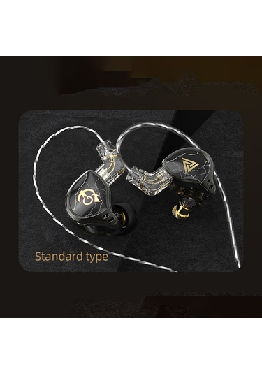 Moveevo Qkzx Hbb Kulak İçi Kulaklık: 3.5mm Mikrofonlu Hıfı Müzik Ve Oyun İçin 10mm Dinamik Bobinli Siyah Standart Versiyon