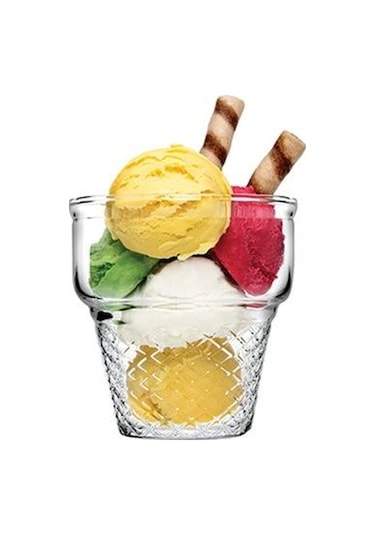 Paşabahçe 410006 Mini Cornet Dondurmalık 3'lü