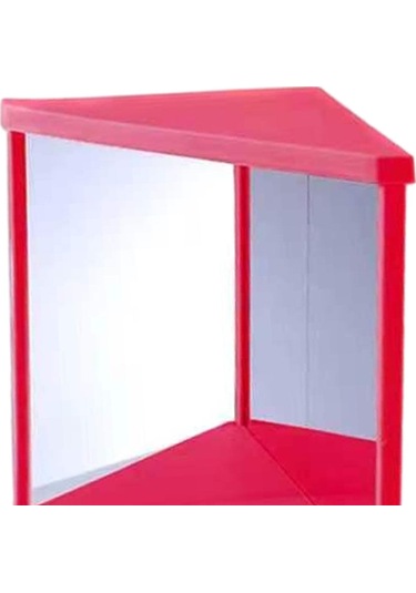 Suntek Geri Dönmeyen Ayna Kozmetik Aynası L-pembe-Kırmızı