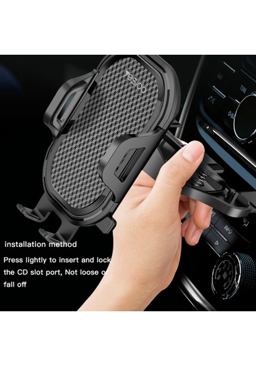 Cbtx Yesıdo C84 Araba Cd Yuvası Cep Telefonu Tutucu 360 Derece Dönen Cep Telefonu Braketi