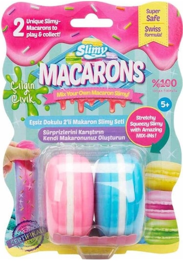 Slimy 2'li Macaron  Slime