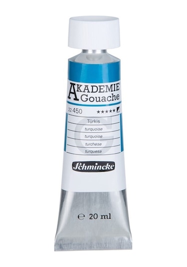 Schmincke Akademie Guaj Boya 20 Ml. 450 Turquoise