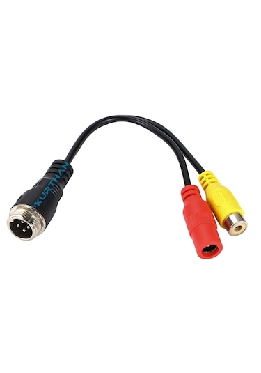 4 Pinli Erkek Konnektör Rca Dişi Dc Dişi Soket Dönüştürücü 20 Cm.
