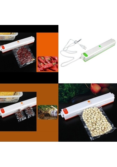 Createtech Yeşil Vakum Suntek Otomatik Mühürleyen Için Gıda Ev Ab Mj Yeşil